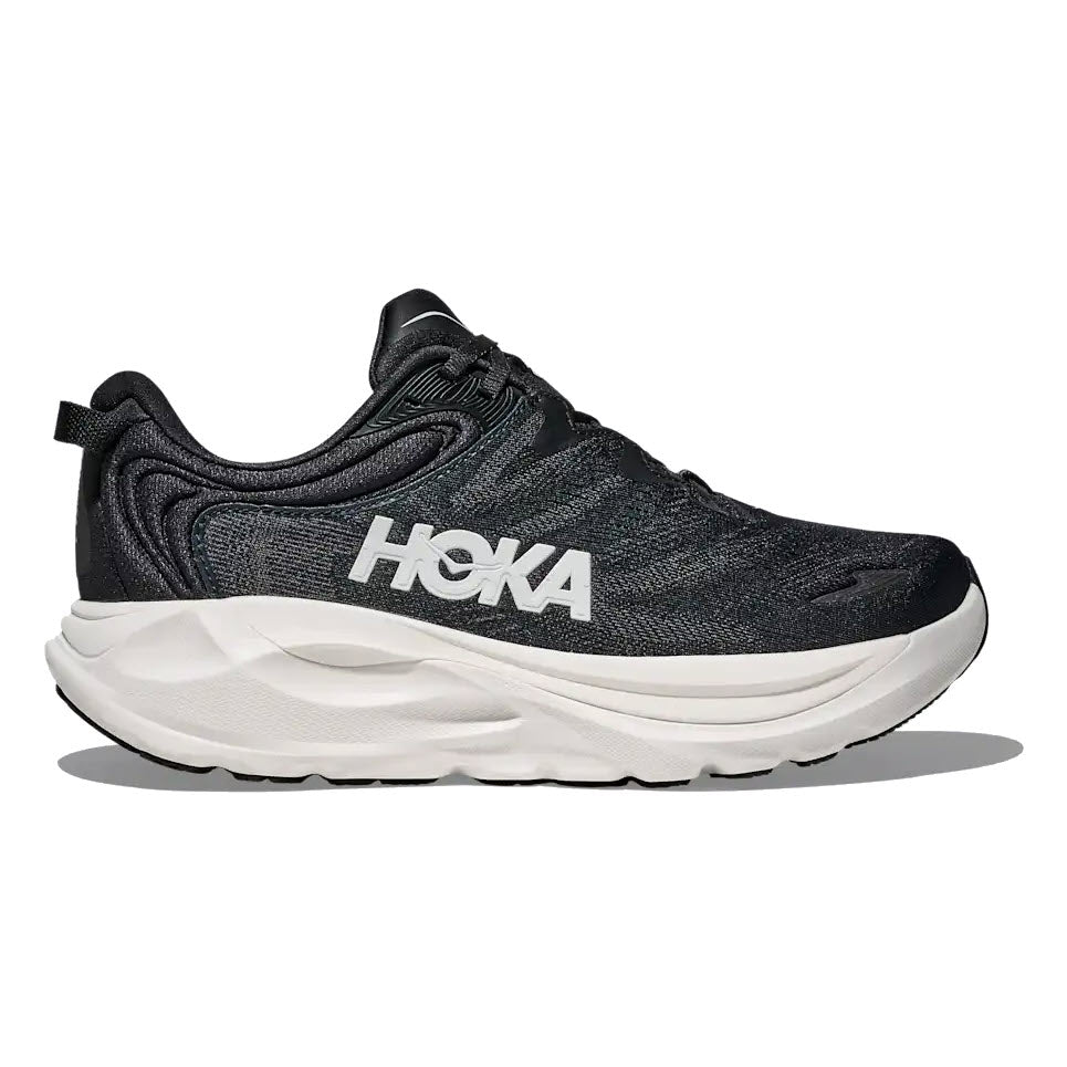 HOKA GAVIOTA 6 BLACK/WHITE - WOMENS