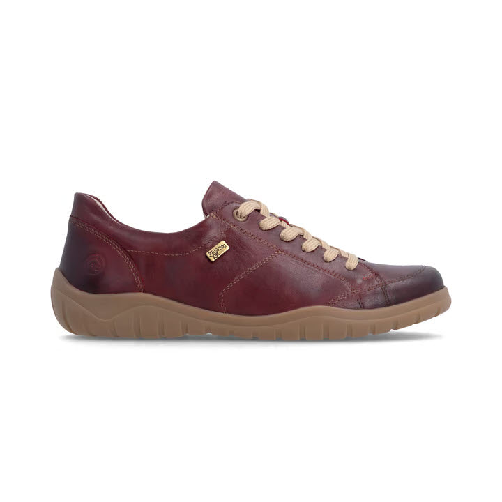 REMONTE SOFT LEATHER WALKER WATERPROOF WINE - WOMENS