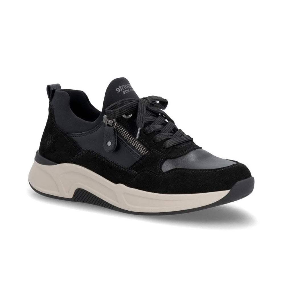 REMONTE COMFORT WALKER SIDE ZIP BLACK - WOMENS