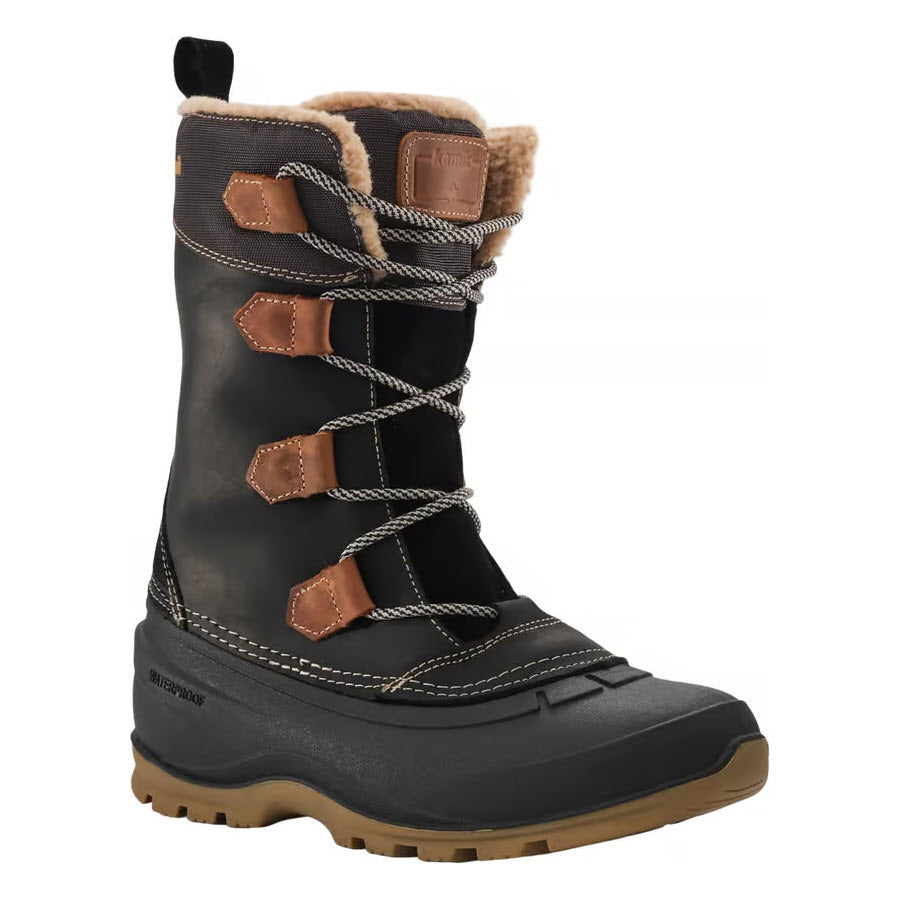 KAMIK SNOW GEM 2 INSULATED WATERPROOF BOOT BLACK - WOMENS