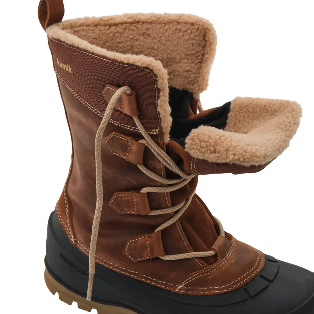 KAMIK SNOW GEM 2 INSULATED WATERPROOF BOOT BROWN - WOMENS