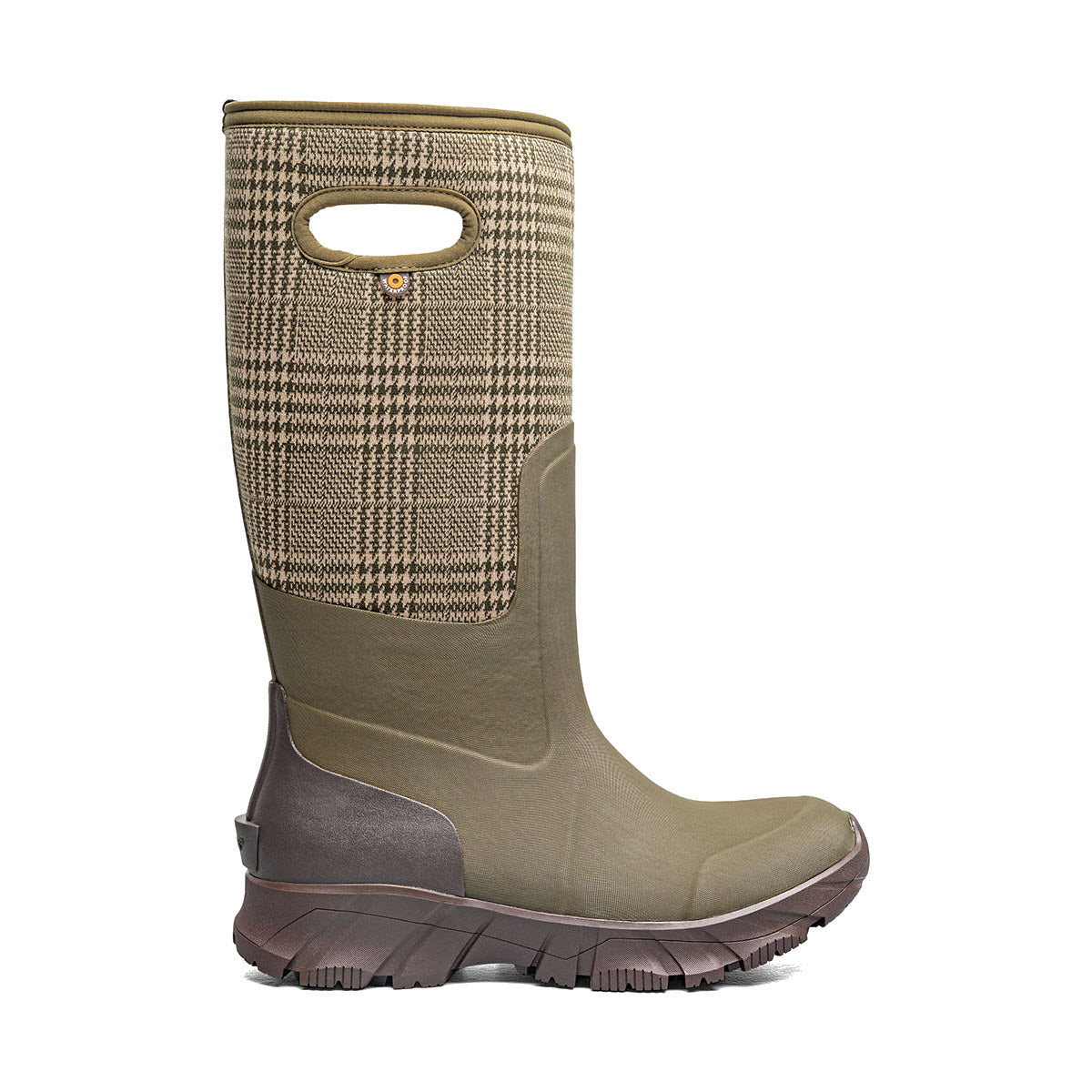 BOGS WHITE OUT II TALL BOOT OLIVE MULTI PLAID - WOMENS
