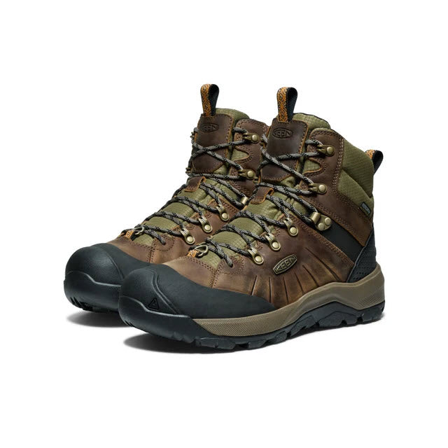 KEEN REVEL IV MID POLAR BISON/ORANGE PEPPER - MENS