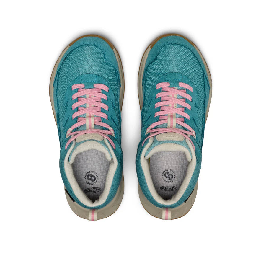 KEEN HIGHTRAIL MID WP BRITTANY BLUE - KIDS