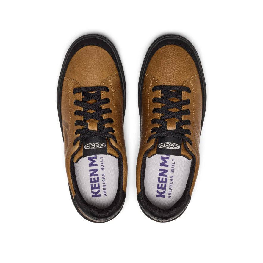 KEEN KM1 LEATHER COURT BISON BLACK - MEN