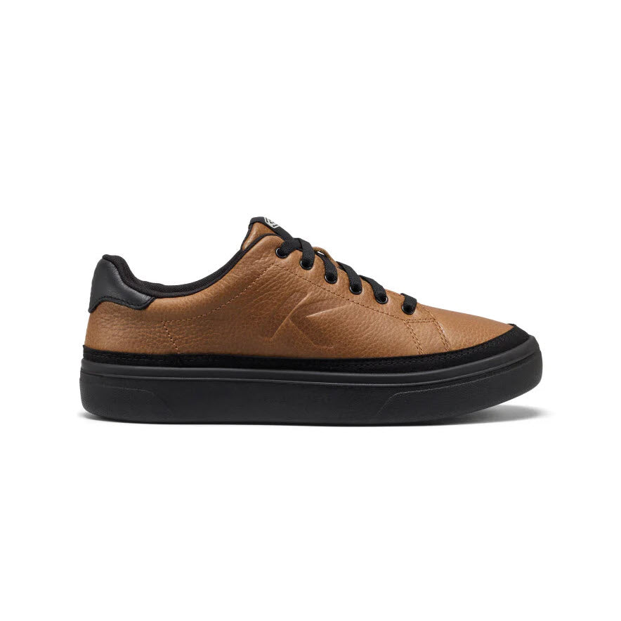 KEEN KM1 LEATHER COURT BISON BLACK - MEN
