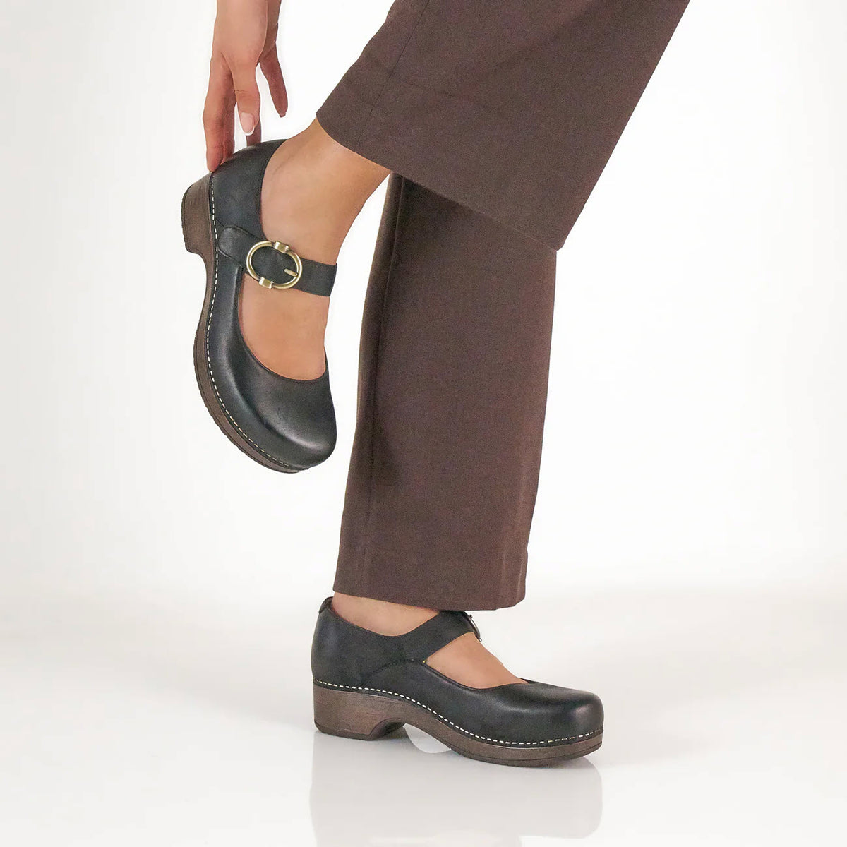 DANSKO BONNY MARY JANE BLACK - WOMENS