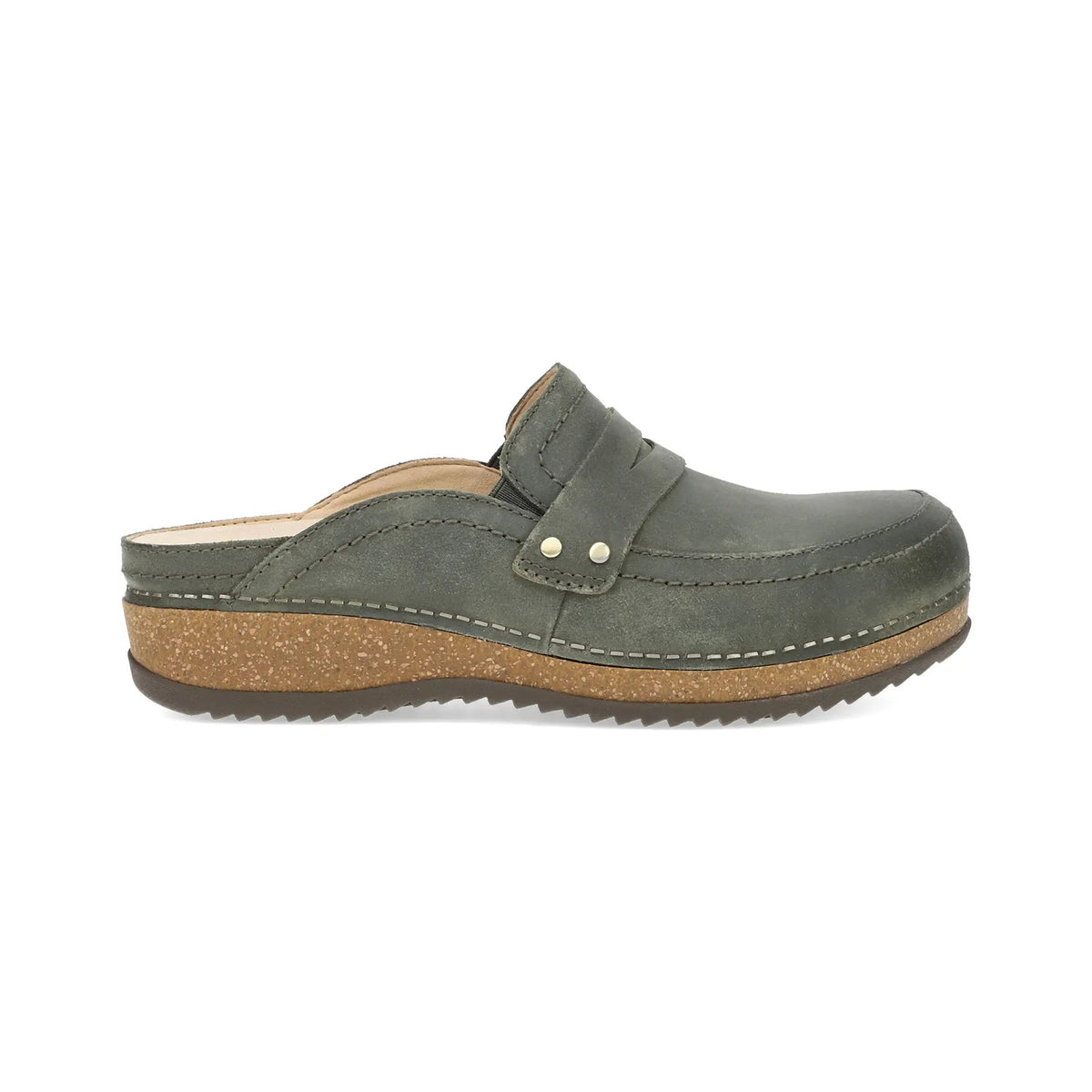 DANSKO MAGGY CLOG OLIVE - WOMENS