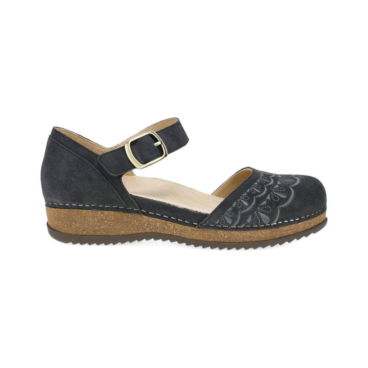 DANSKO MAE CHARCOAL EMBROIDERED - WOMENS