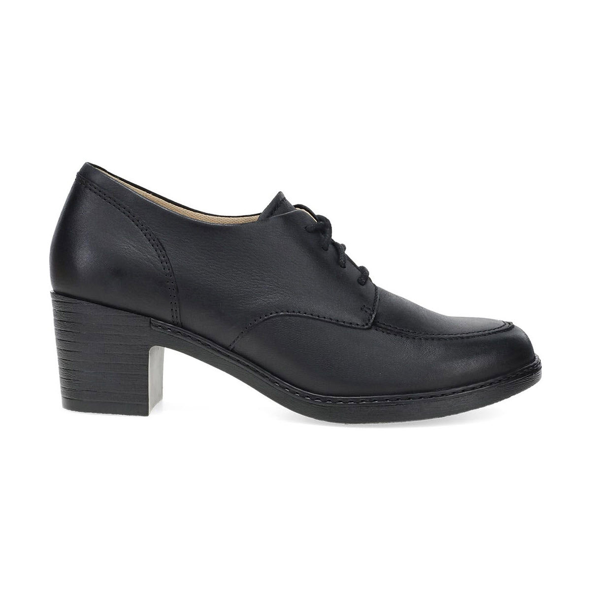 DANSKO MARIS LACE HEEL BLACK - WOMENS