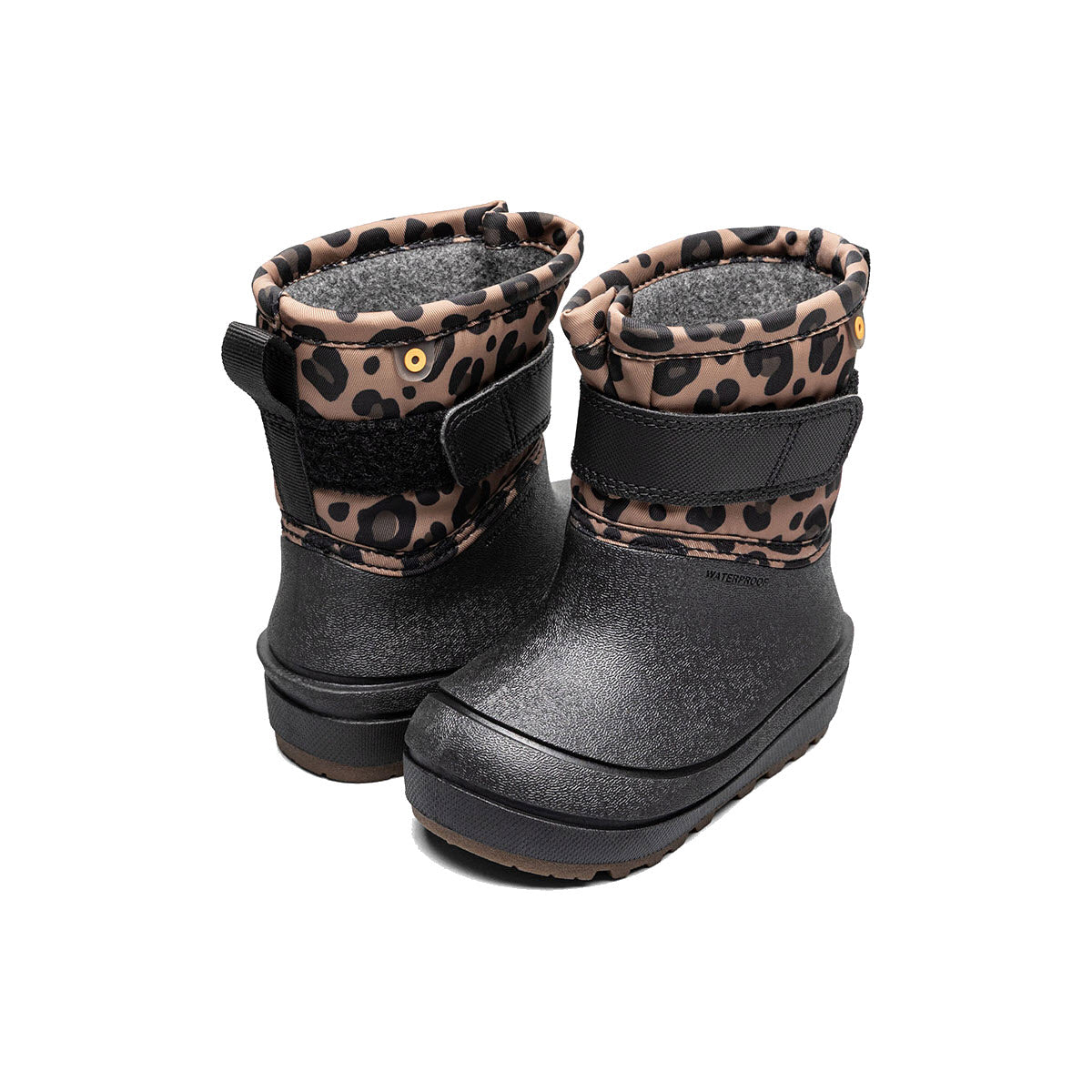BOGS BABY SNOW SHELL LEOPARD BLACK MULTI - KIDS