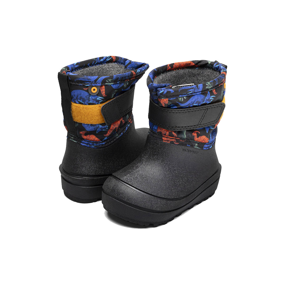 BOGS BABY SNOW SHELL REAL DINO BLACK MULTI - KIDS