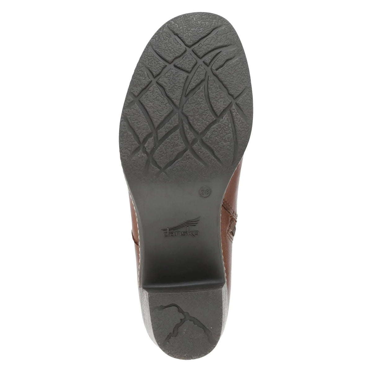 DANSKO MERYLL HEELED DRESS BOOT BROWN - WOMENS