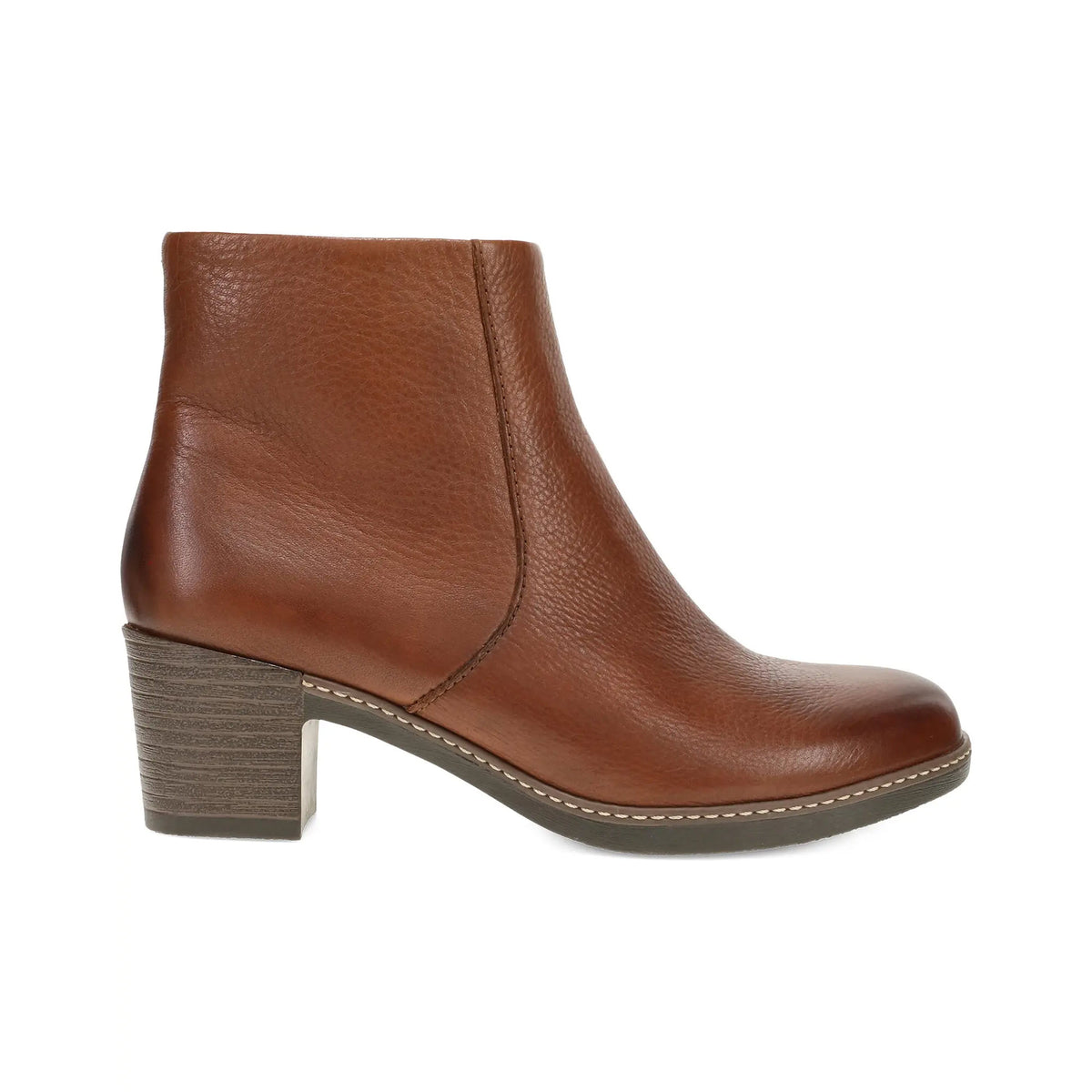 DANSKO MERYLL HEELED DRESS BOOT BROWN - WOMENS