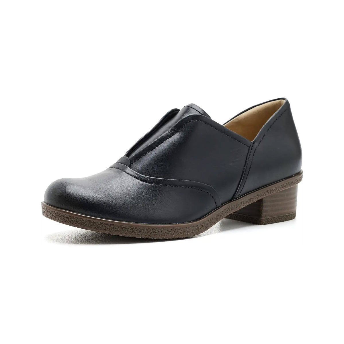 DANSKO DRU FRONT GORE SLIP ON SHOE BLACK - WOMENS