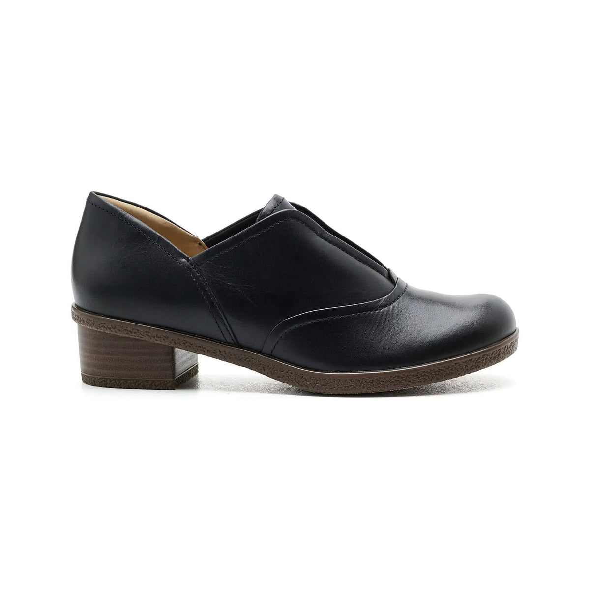 DANSKO DRU FRONT GORE SLIP ON SHOE BLACK - WOMENS