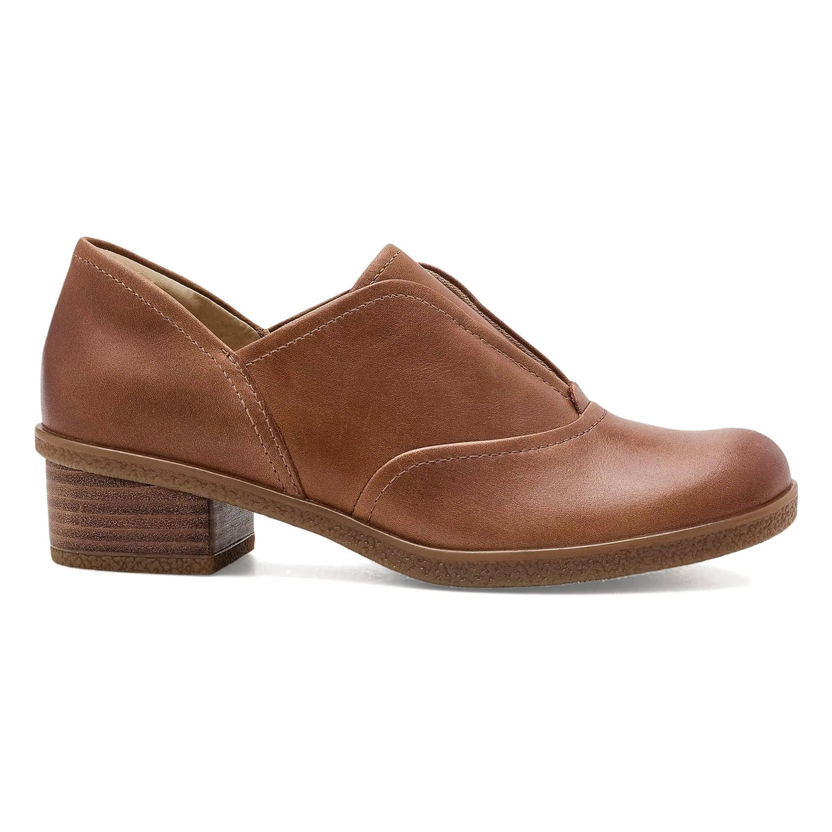 DANSKO DRU FRONT GORE SLIP ON SHOE TAN - WOMENS