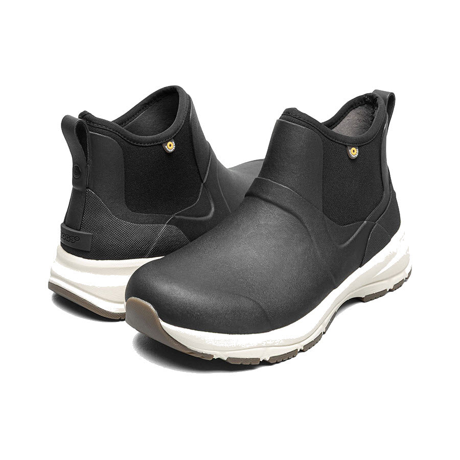 BOGS SPRUCE CHELSEA SMOOTH BLACK - MENS