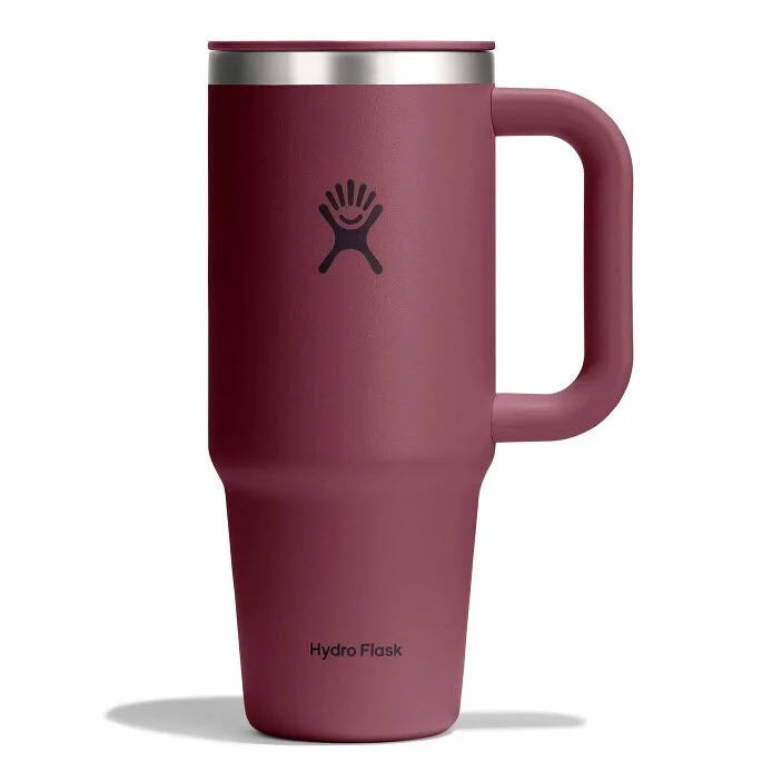 HYDROFLASK TRAVEL TUMBLER MUG 24OZ BURGUNDY