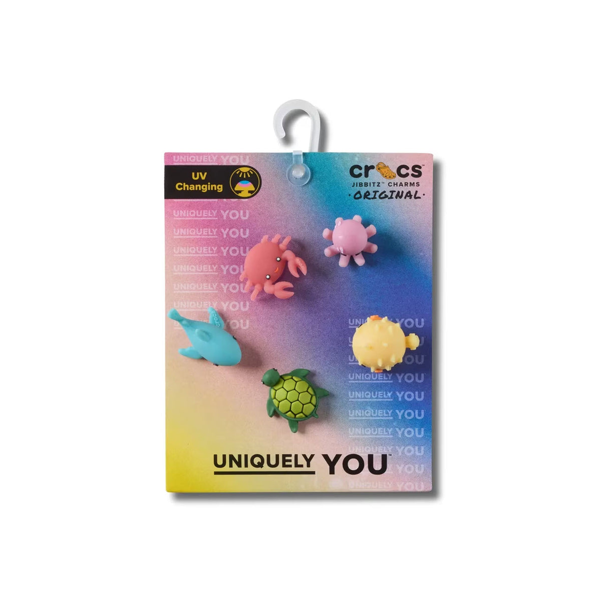 JIBBITZ UV CHANGING SEA ANIMALS 5 PACK