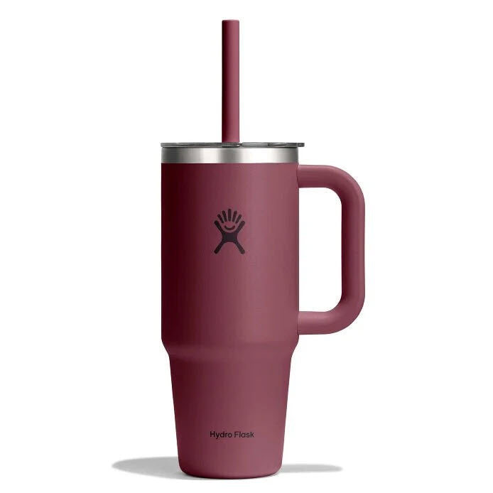 HYDRO FLASK TRAVEL TUMBLER 24OZ BURGUNDY