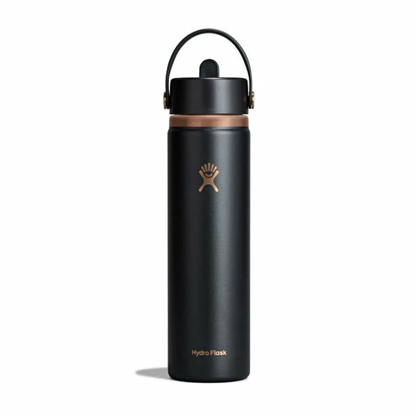 HYDRO FLASK ARC FLEX STRAW 24OZ BLACK - Lamey Wellehan Shoes