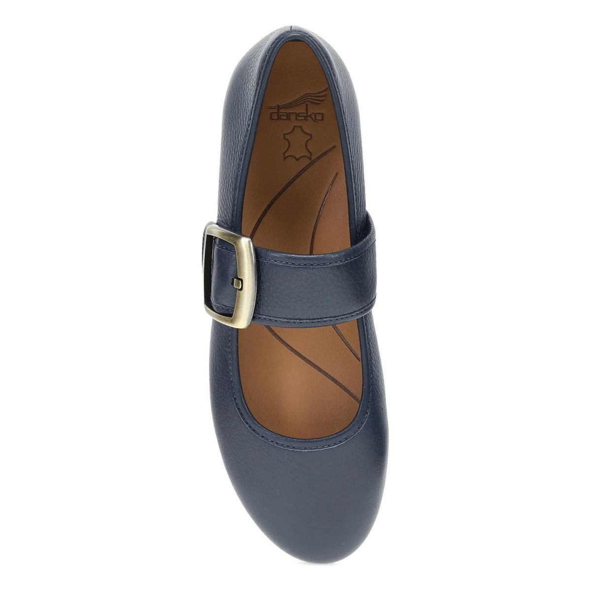 DANSKO MATILDA DRESS FLAT MARY JANE NAVY - WOMENS