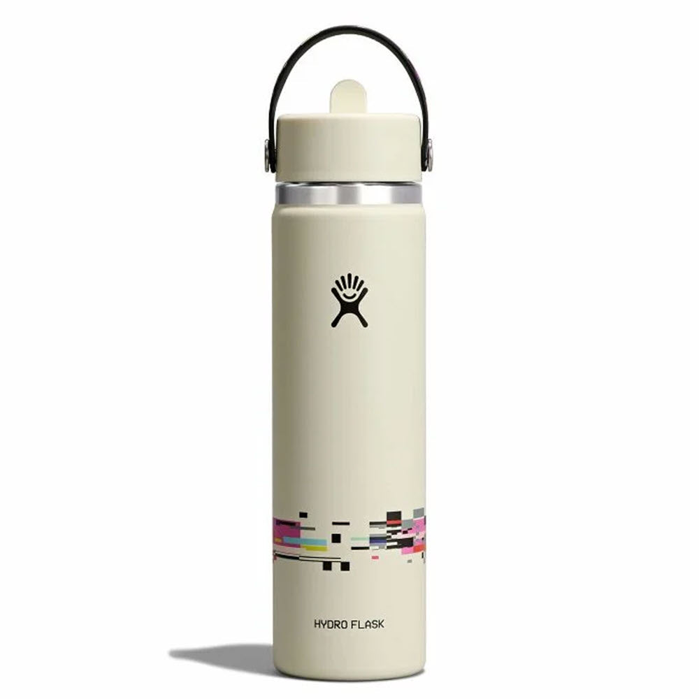 HYDRO FLASK LIMINTED EDITION GLITCH 24OZ WHITE