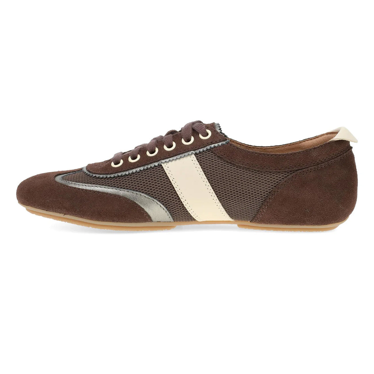 DANSKO MILANA CHOCOALTE PEWTER SNEAKER - WOMENS