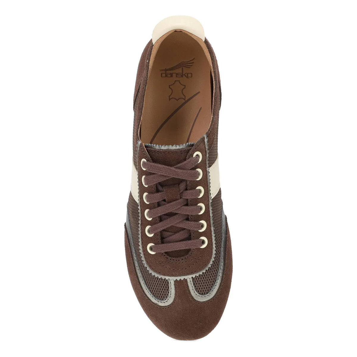 DANSKO MILANA CHOCOALTE PEWTER SNEAKER - WOMENS