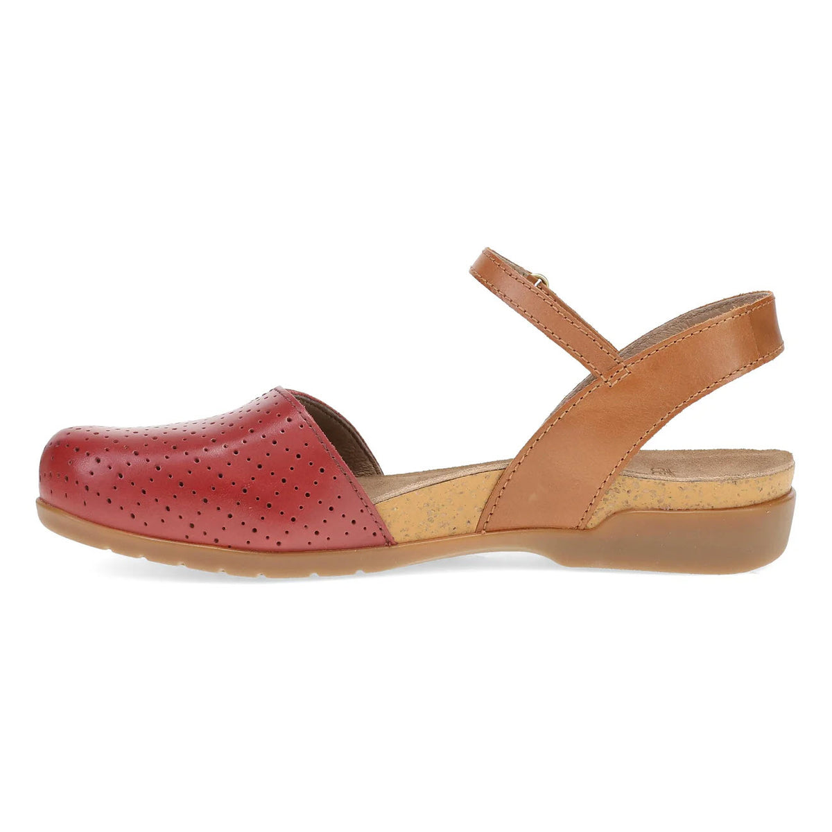 DANSKO ROWAN RED PERFORATED - WOMENS