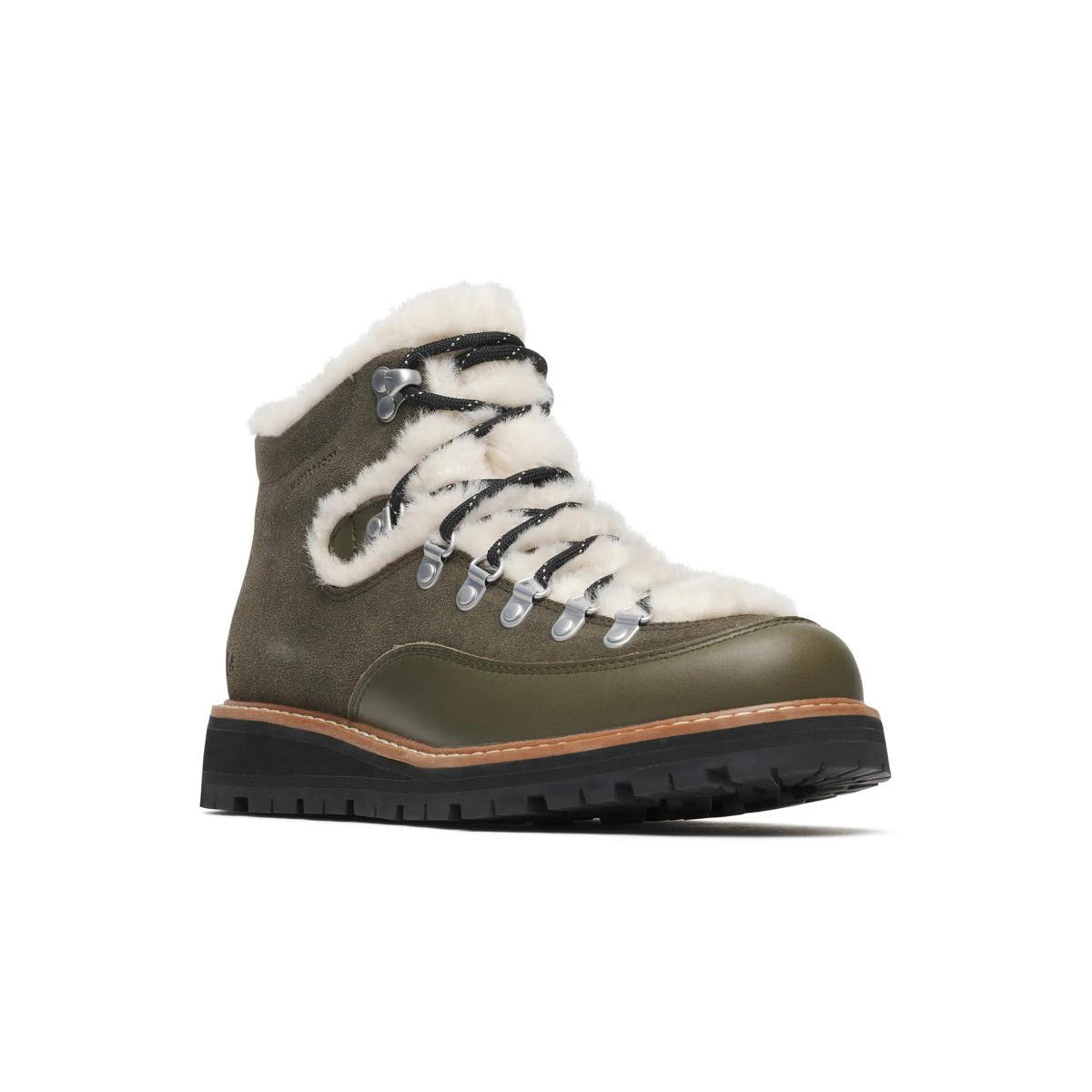 MERRELL SUGARLOAF MID LACE COZY WP BOOT DARK MOSS - WOMENS