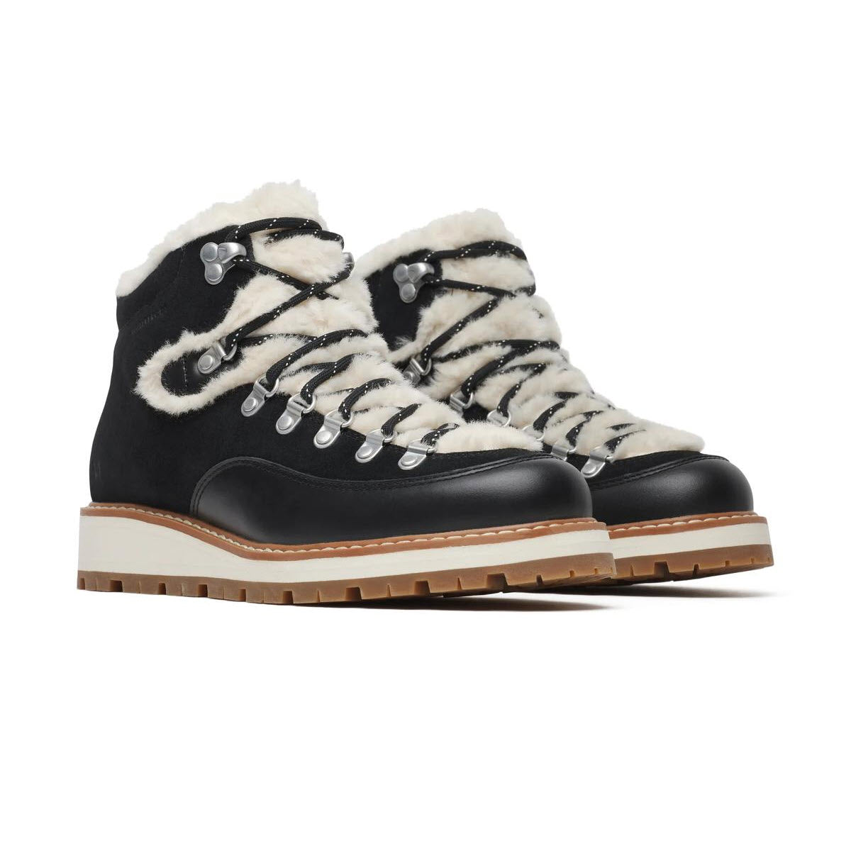MERRELL SUGARLOAF MID LACE COZY WP BOOT BLACK - WOMENS