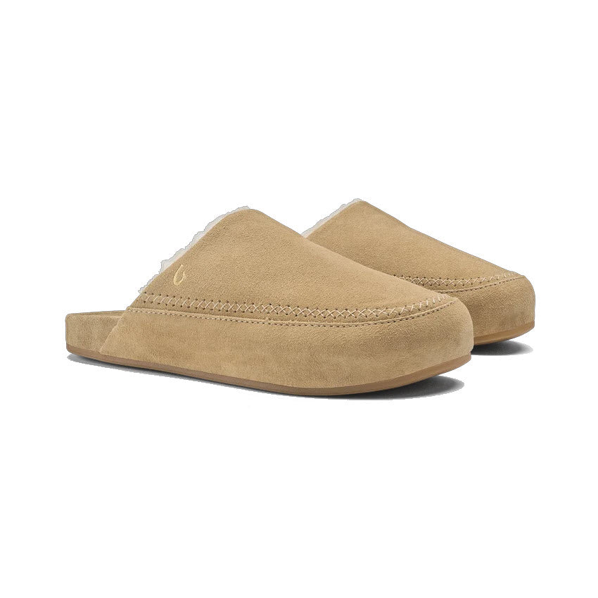 KIPEA MALIE LINED MULE BEACH TAN - WOMENS