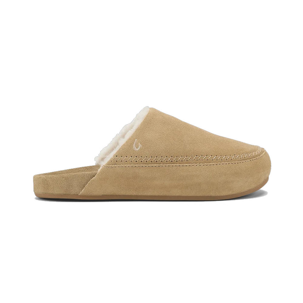 KIPEA MALIE LINED MULE BEACH TAN - WOMENS