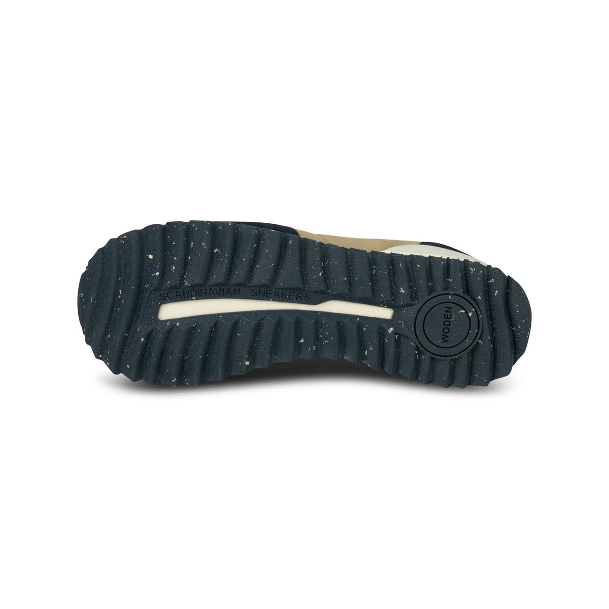 LINES OF DENMARK WODEN RONJA PLEATEAU SNEAKER NAVY - WOMENS