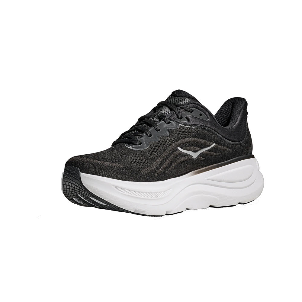 HOKA BONDI 9 BLACK/VERMILLION - MEN