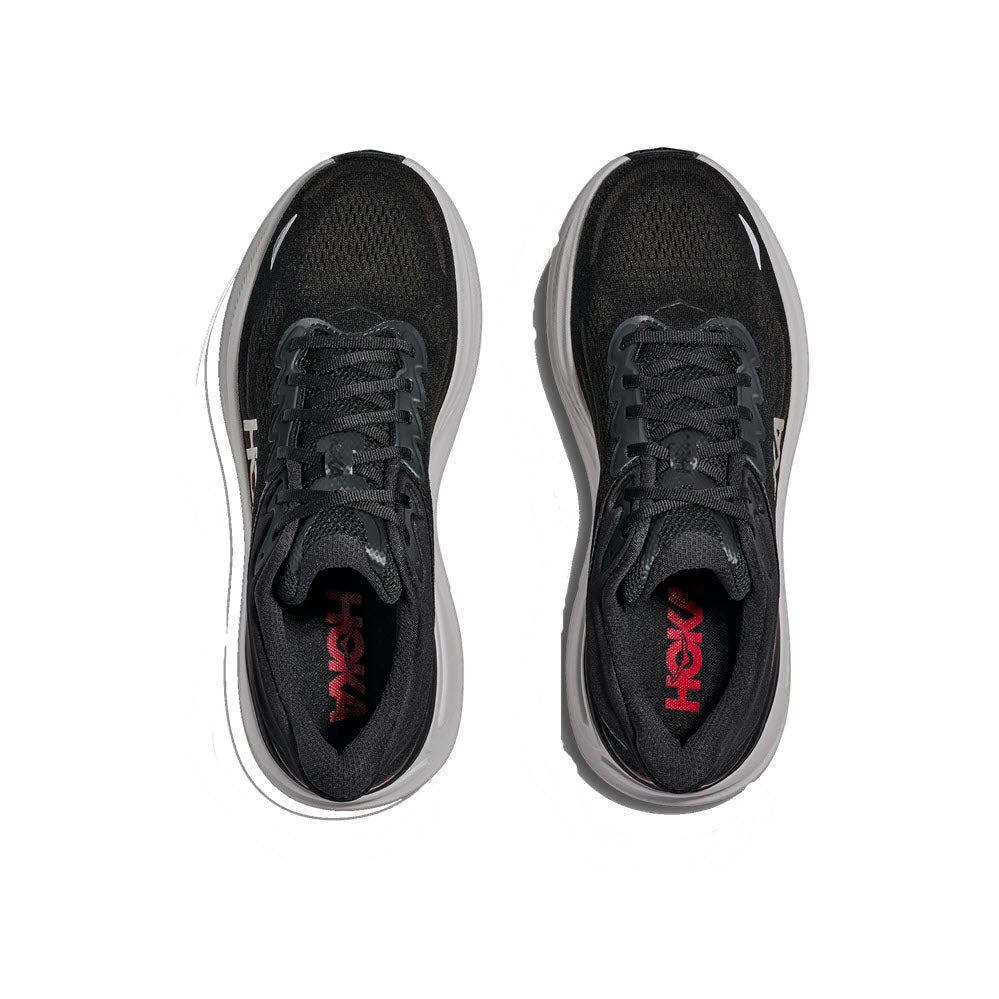 HOKA BONDI 9 BLACK/VERMILLION - MEN - Lamey Wellehan Shoes
