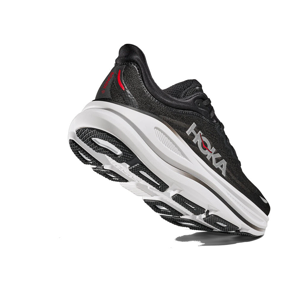 HOKA BONDI 9 BLACK/VERMILLION - MEN