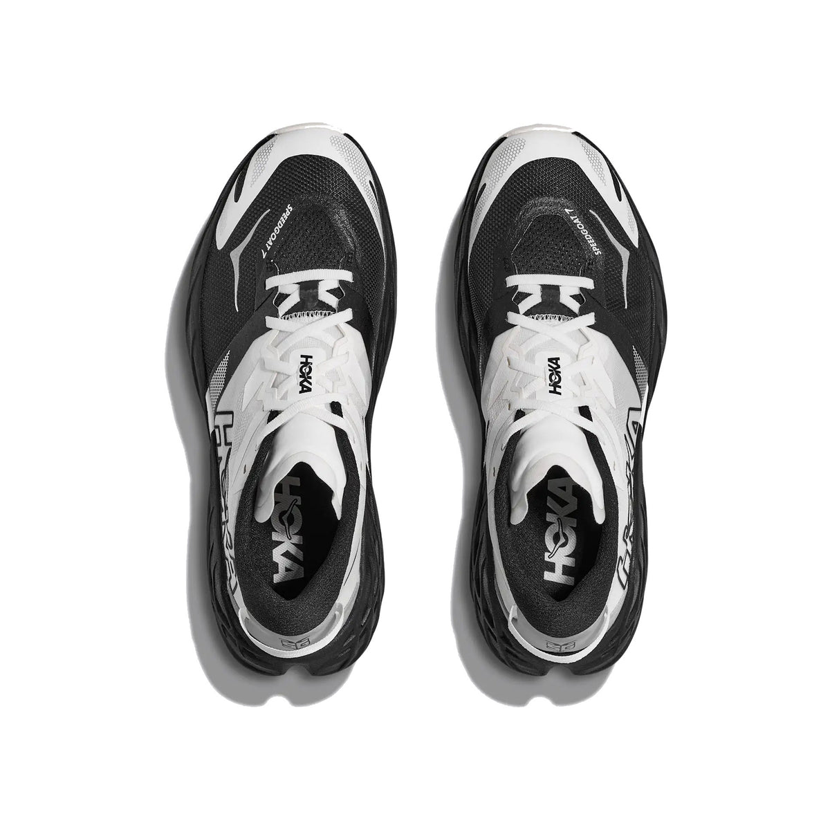 HOKA SPEEDGOAT 7 BLACK/WHITE - MENS