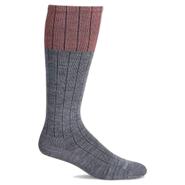 SOCKWELL LUXE CHARCOAL KNEE-HIGH COMPRESSION SOCKS 15-20 MMHG - ADULT