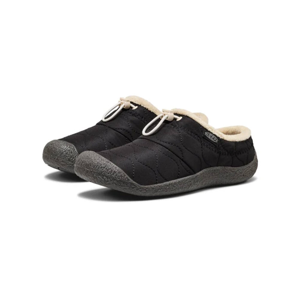 KEEN HOWSER III SLIDE BLACK QUILTED - WOMENS