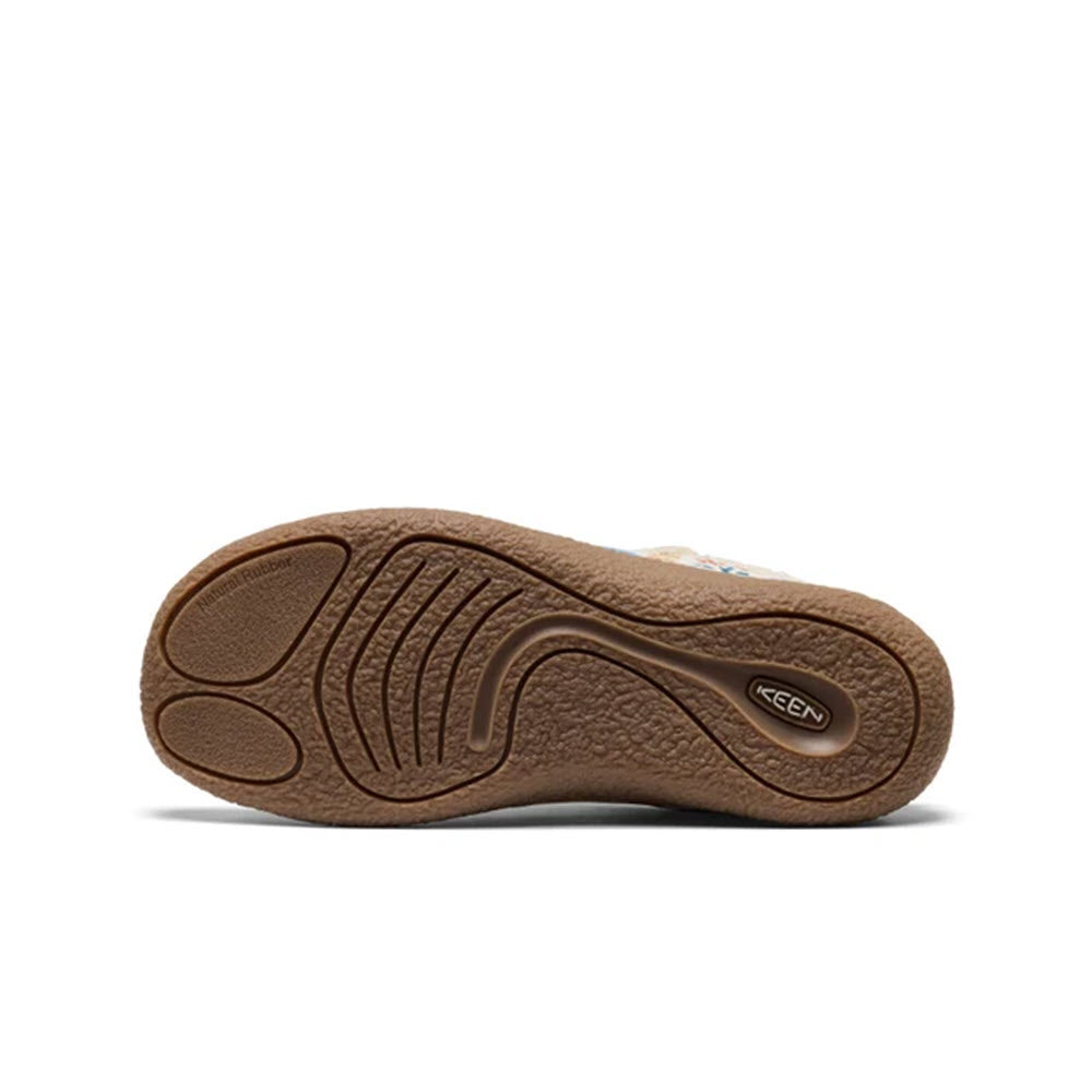 KEEN HOWSER III SLIDE EMB FLOWER BIRCH - WOMENS
