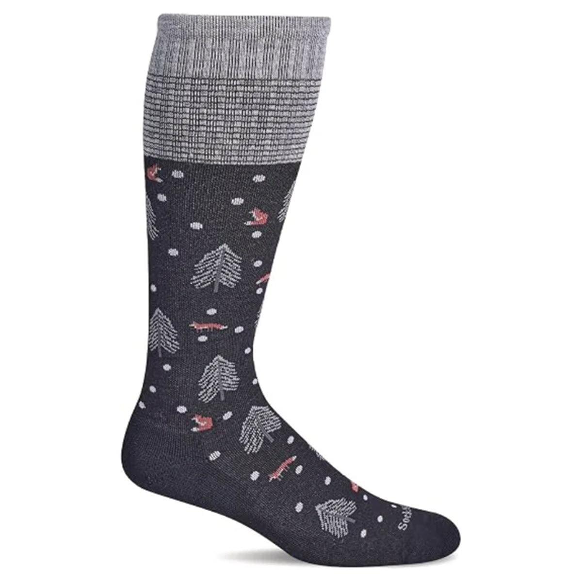 SOCKWELL KNEE HIGH COMPRESSION SOCKS FOX PLAY BLACK 20-30 MMHG - WOMENS