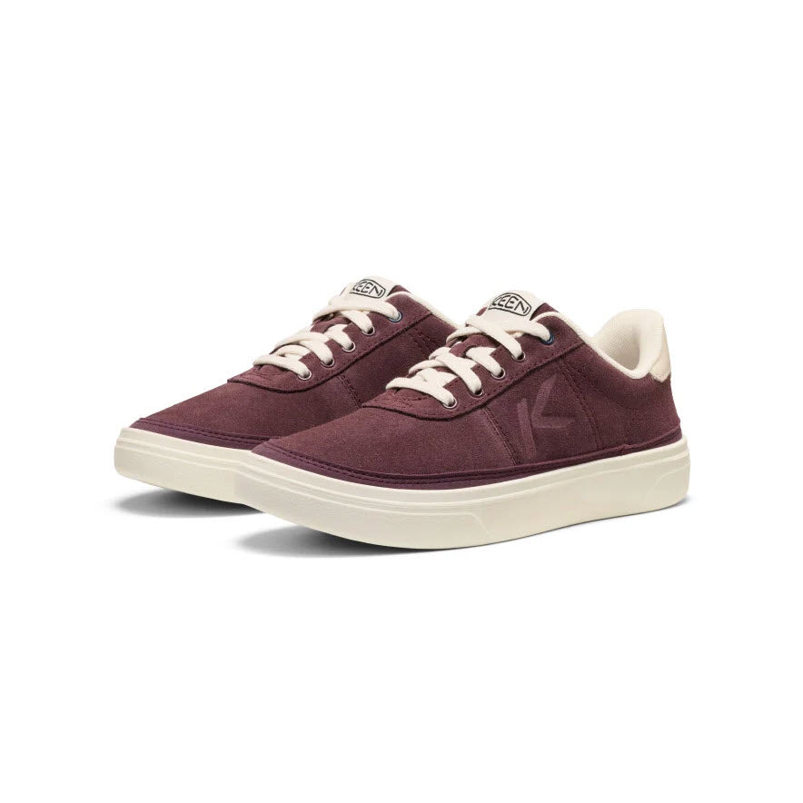 KEEN KM4 LEATHER USA MADE SNEAKER HUCKLEBERY/BIRCH - WOMENS