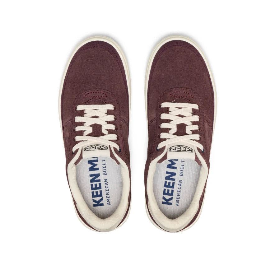KEEN KM4 LEATHER USA MADE SNEAKER HUCKLEBERY/BIRCH - WOMENS