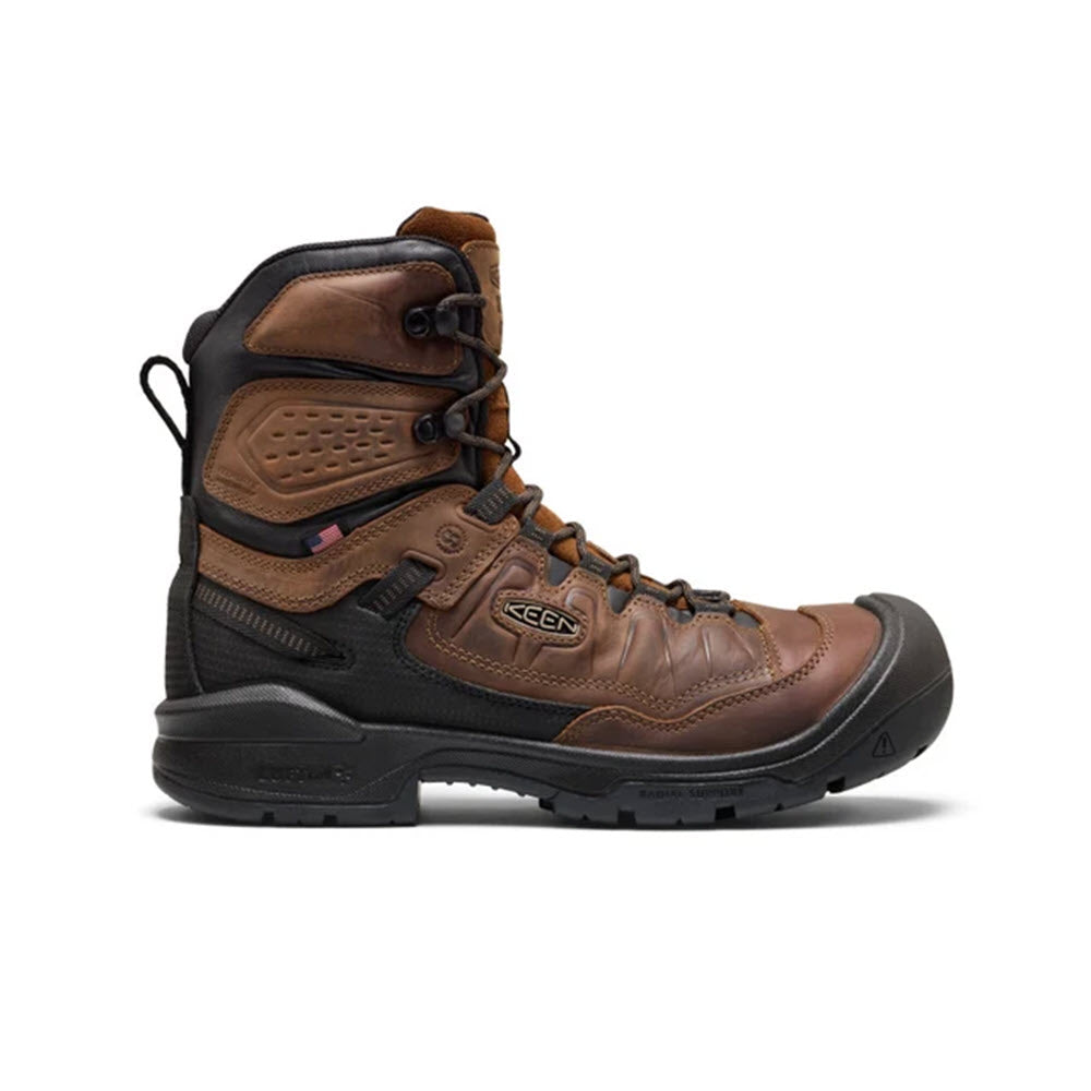KEEN TARGHEE IV WORK 8" WP 600G BISON/BLACK - MENS