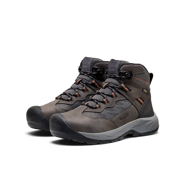 KEEN HIGHFRAME MID WP ST MAGNET BLACK - MENS