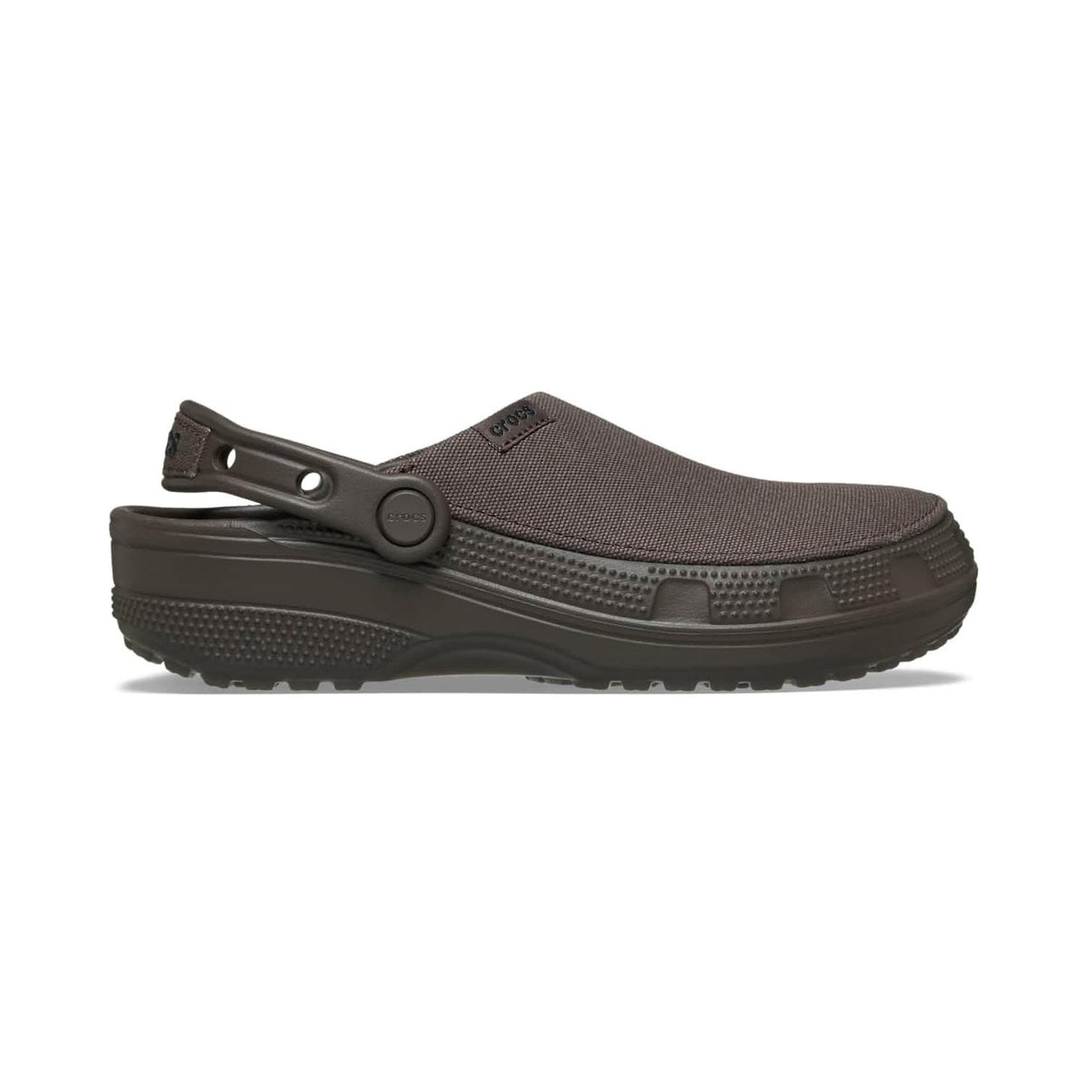 CROCS CLASSIC CRAFTED CANVAS CLOG ESPRESSO - ADULTS