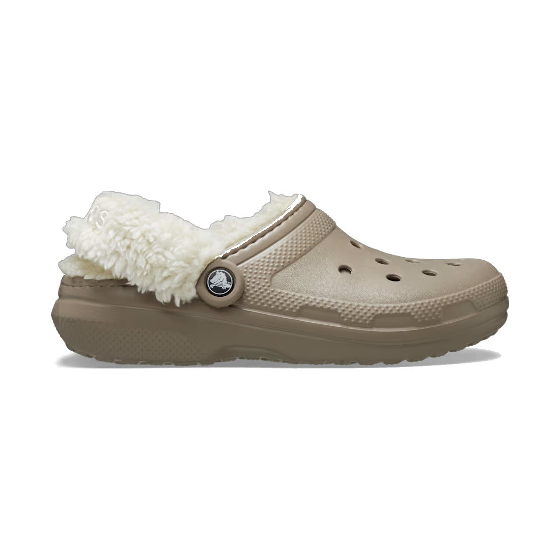 CROCS CLASSIC FLEECE LINED CLOG MUSHROOM - WOMENS